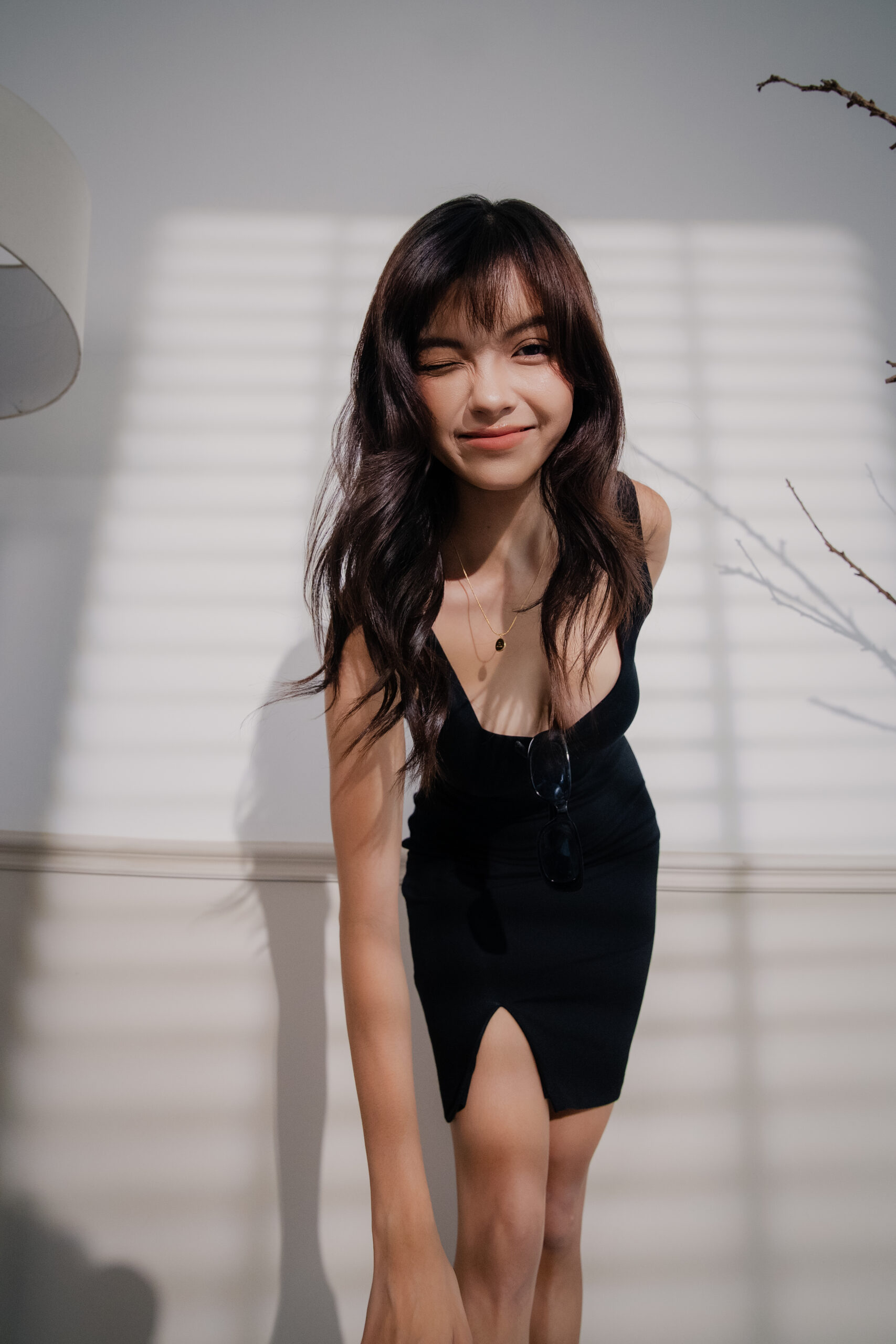 Wide-Strap Bodycon Dress